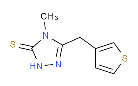 CAS No. 262610-50-4, 4-methyl-3-(3-thiophenylmethyl)-1H-1,2,4-triazole-5-thione