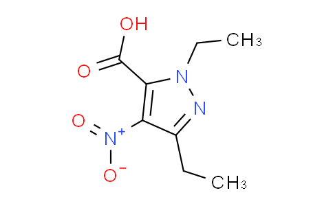 CAS No. 26308-44-1, 1,3-DIETHYL-4-NITRO-1H-PYRAZOLE-5-CARBOXYLIC ACID