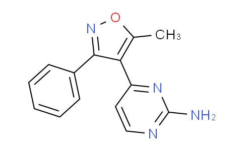CAS No. 264256-23-7, 4-(5-methyl-3-phenyl-4-isoxazolyl)-2-pyrimidinamine