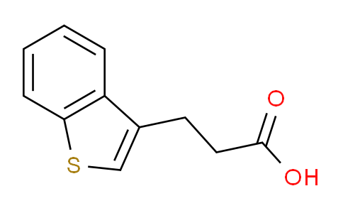 CAS No. 26461-80-3, 3-(1-benzothiophen-3-yl)propanoic acid