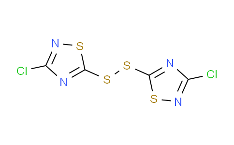 CAS No. 26542-77-8, 3-chloro-5-[(3-chloro-1,2,4-thiadiazol-5-yl)disulfanyl]-1,2,4-thiadiazole