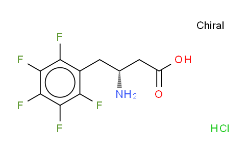 CAS No. 269398-92-7, (R)-3-Amino-4-pentafluorophenylbutanoicacidhydrochloride