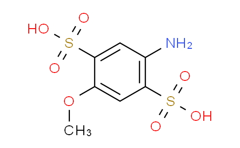 CAS No. 27327-48-6, 2-Amino-5-methoxybenzene-1,4-disulfonic acid