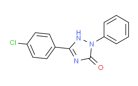 CAS No. 27423-54-7, 5-(4-Chlorophenyl)-1,2-dihydro-2-phenyl-3H-1,2,4-triazol-3-one