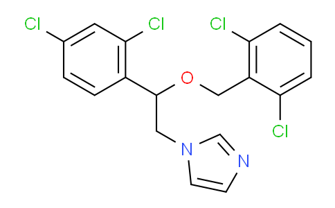 CAS No. 27523-40-6, 1-[2-(2,4-dichlorophenyl)-2-[(2,6-dichlorophenyl)methoxy]ethyl]imidazole