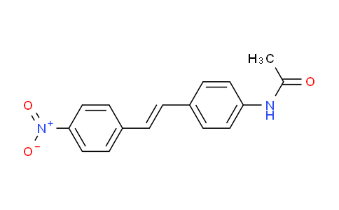 CAS No. 27765-48-6, N-[4-[(E)-2-(4-nitrophenyl)ethenyl]phenyl]acetamide