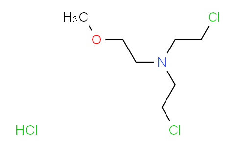 CAS No. 27807-62-1, N,N-bis(2-chloroethyl)-2-methoxyethanamine hydrochloride