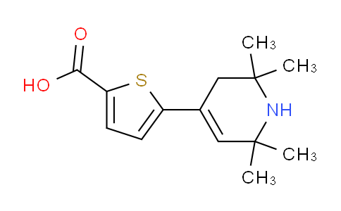 CAS No. 2782-91-4, 5-(2,2,6,6-tetramethyl-1,3-dihydropyridin-4-yl)-2-thiophenecarboxylic acid