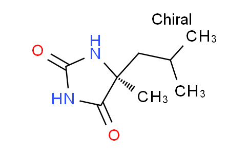 CAS No. 27886-67-5, (5S)-5-methyl-5-(2-methylpropyl)imidazolidine-2,4-dione