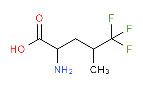 CAS No. 2792-72-5, 2-Amino-5,5,5-trifluoro-4-methylpentanoic acid