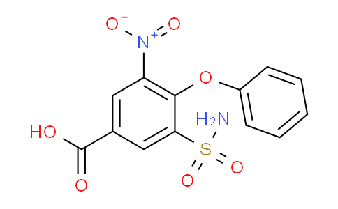 CAS No. 28328-53-2, 3-Nitro-4-phenoxy-5-sulfamoylbenzoic acid