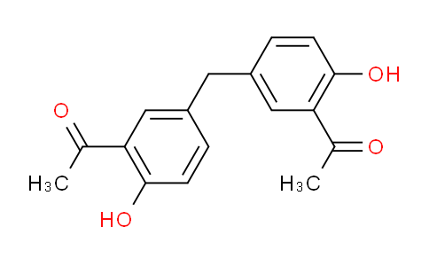 CAS No. 28467-22-3, 1-[5-(3-Acetyl-4-hydroxy-benzyl)-2-hydroxy-phenyl]-ethanone