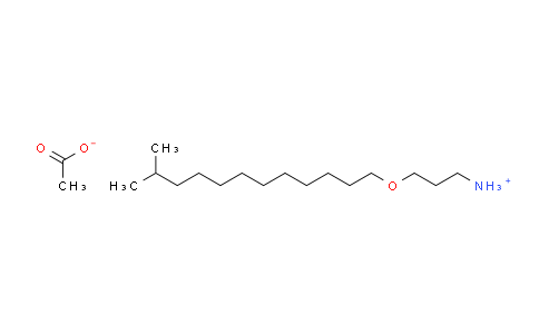CAS No. 28701-67-9, 3-(11-methyldodecoxy)propylammonium acetate