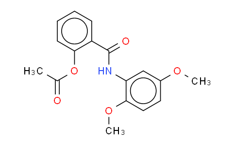 CAS No. 287194-30-3, 2-(2,5-diMethoxyphenylcarbaMoyl)phenyl acetatehyl]phenyl] ester