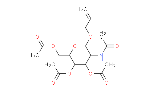 CAS No. 28738-44-5, acetic acid (5-acetamido-3,4-diacetyloxy-6-prop-2-enoxy-2-oxanyl)methyl ester