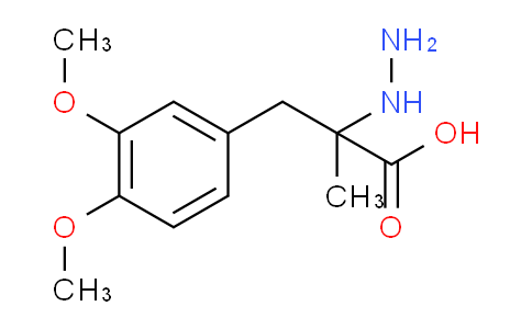 CAS No. 28860-96-0, 3-(3,4-Dimethoxyphenyl)-2-hydrazinyl-2-methylpropanoic acid