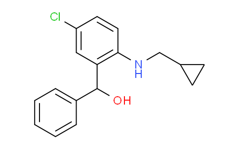 CAS No. 2896-99-3, [5-chloro-2-(cyclopropylmethylamino)phenyl]-phenyl-methanol