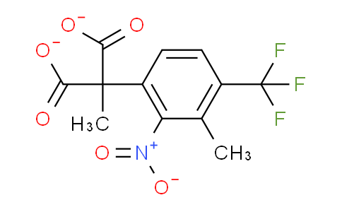 CAS No. 290825-52-4, 2-methyl-2-[3-methyl-2-nitro-4-(trifluoromethyl)phenyl]propanedioate