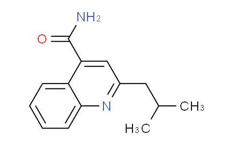 CAS No. 29197-43-1, 2-(2-methylpropyl)-4-quinolinecarboxamide