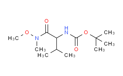 CAS No. 293329-55-2, tert-Butyl (1-(methoxy(methyl)amino)-3-methyl-1-oxobutan-2-yl)carbamate