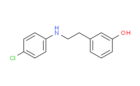 CAS No. 295319-83-4, 3-(2-((4-Chlorophenyl)amino)ethyl)phenol
