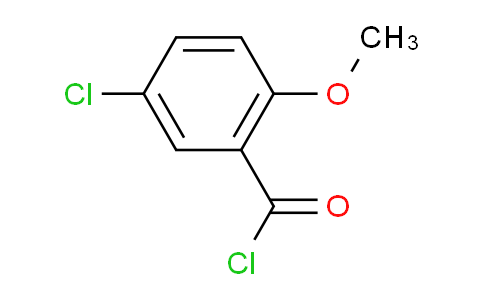 CAS No. 29568-33-0, 5-Chloro-2-methoxybenzoylchloride
