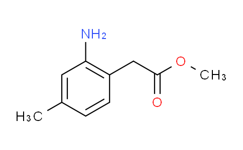 CAS No. 29640-92-4, Methyl 2-(2-amino-4-methylphenyl)acetate