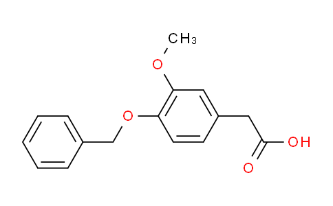 CAS No. 29973-91-9, 2-(3-methoxy-4-phenylmethoxyphenyl)acetic acid
