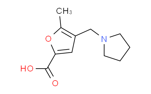 CAS No. 299920-96-0, 5-Methyl-4-(pyrrolidin-1-ylmethyl)furan-2-carboxylic acid