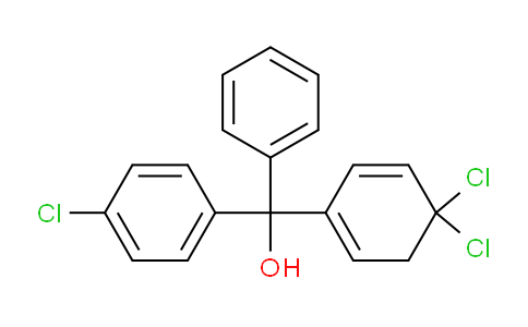 CAS No. 3010-80-8, (4-chlorophenyl)-(4,4-dichloro-1-cyclohexa-1,5-dienyl)-phenylmethanol
