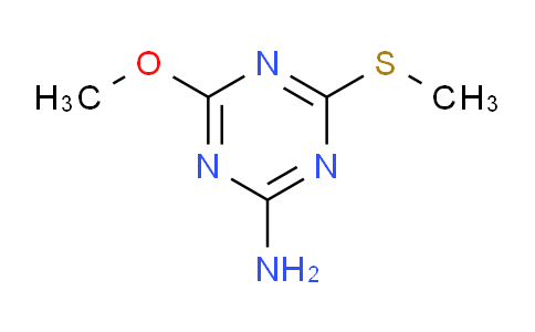 CAS No. 30358-18-0, 4-methoxy-6-(methylthio)-1,3,5-triazin-2-amine