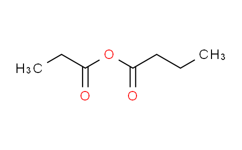 CAS No. 30414-54-1, butanoic acid 1-oxopropyl ester