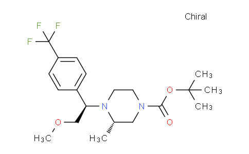 CAS No. 306298-24-8, (S)-tert-butyl 4-((R)-2-Methoxy-1-(4-(trifluoroMethyl)phenyl)ethyl)-3-Methylpiperazine-1-carboxylate