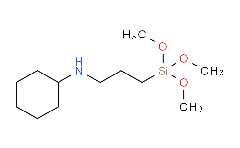 CAS No. 3068-78-8, N-(3-(Trimethoxysilyl)propyl)cyclohexanamine