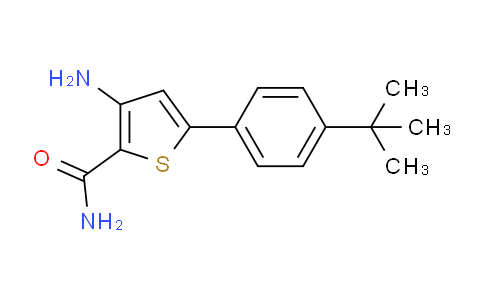 CAS No. 306935-13-7, 3-Amino-5-(4-(tert-butyl)phenyl)thiophene-2-carboxamide