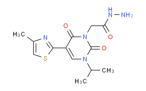 MC794146 | 306935-29-5 | 2-[5-(4-methyl-1,3-thiazol-2-yl)-2,6-dioxo-3-propan-2-ylpyrimidin-1-yl]acetohydrazide