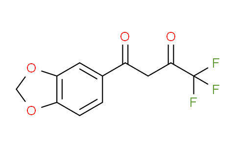 CAS No. 306935-39-7, 1-(Benzo[d][1,3]dioxol-5-yl)-4,4,4-trifluorobutane-1,3-dione