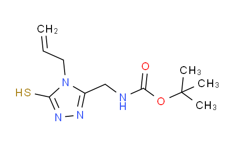 CAS No. 306935-46-6, tert-Butyl ((4-allyl-5-mercapto-4H-1,2,4-triazol-3-yl)methyl)carbamate