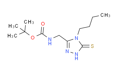 CAS No. 306935-47-7, N-[(4-butyl-5-sulfanylidene-1H-1,2,4-triazol-3-yl)methyl]carbamic acid tert-butyl ester