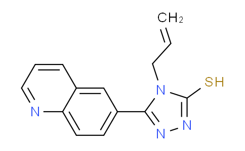 CAS No. 306935-48-8, 4-Allyl-5-(quinolin-6-yl)-4H-1,2,4-triazole-3-thiol