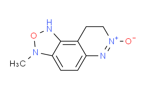 CAS No. 306935-60-4, 8,9-Dihydro-3-methyl-1,2,5-oxadiazolo[3,4-f]cinnoline-7-oxide