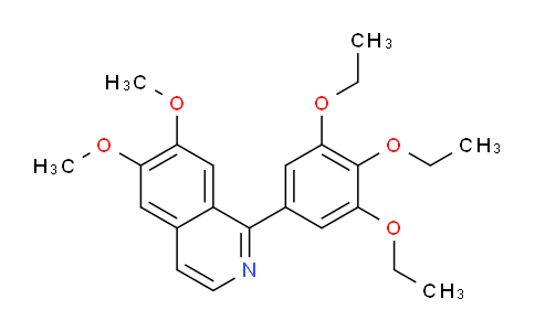 CAS No. 306935-80-8, 6,7-dimethoxy-1-(3,4,5-triethoxyphenyl)isoquinoline