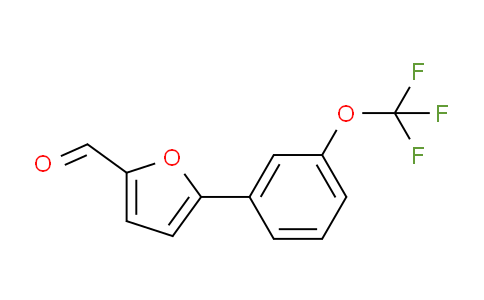 CAS No. 306935-96-6, 5-(3-(Trifluoromethoxy)phenyl)furan-2-carbaldehyde