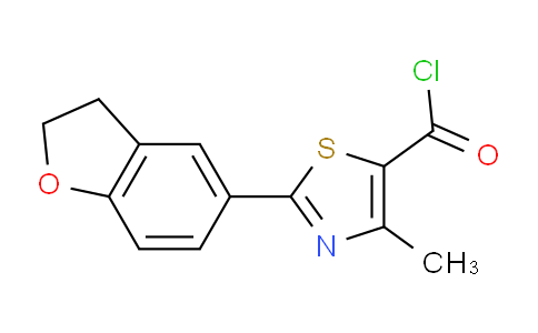 CAS No. 306936-09-4, 2-(2,3-dihydrobenzofuran-5-yl)-4-methyl-5-thiazolecarbonyl chloride