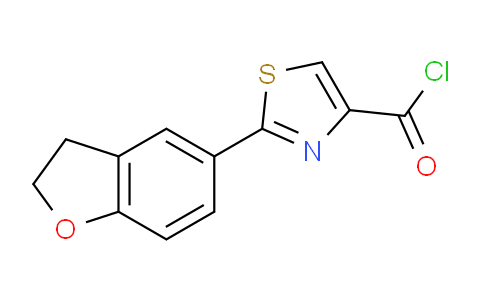 CAS No. 306936-10-7, 2-(2,3-Dihydrobenzofuran-5-yl)thiazole-4-carbonyl chloride