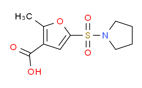DY794171 | 306936-43-6 | 2-Methyl-5-(pyrrolidin-1-ylsulfonyl)furan-3-carboxylic acid