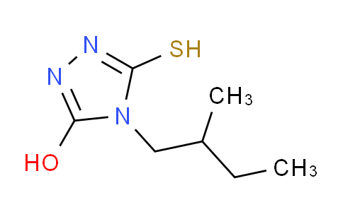 CAS No. 306936-78-7, 5-Mercapto-4-(2-methylbutyl)-4H-1,2,4-triazol-3-ol