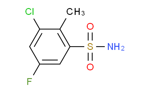 CAS No. 306937-31-5, 3-Chloro-5-fluoro-2-methylbenzenesulfonamide