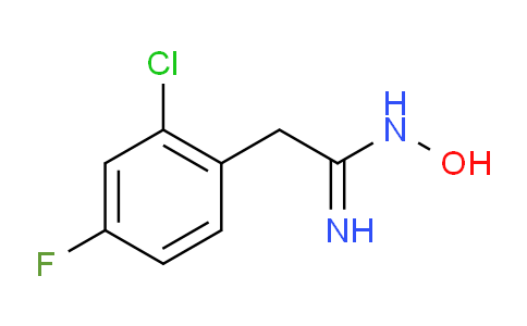 CAS No. 306937-33-7, 2-(2-Chloro-4-fluorophenyl)-N-hydroxyacetimidamide