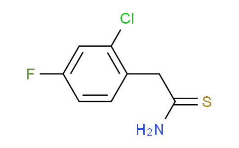 CAS No. 306937-36-0, 2-(2-Chloro-4-fluorophenyl)ethanethioamide